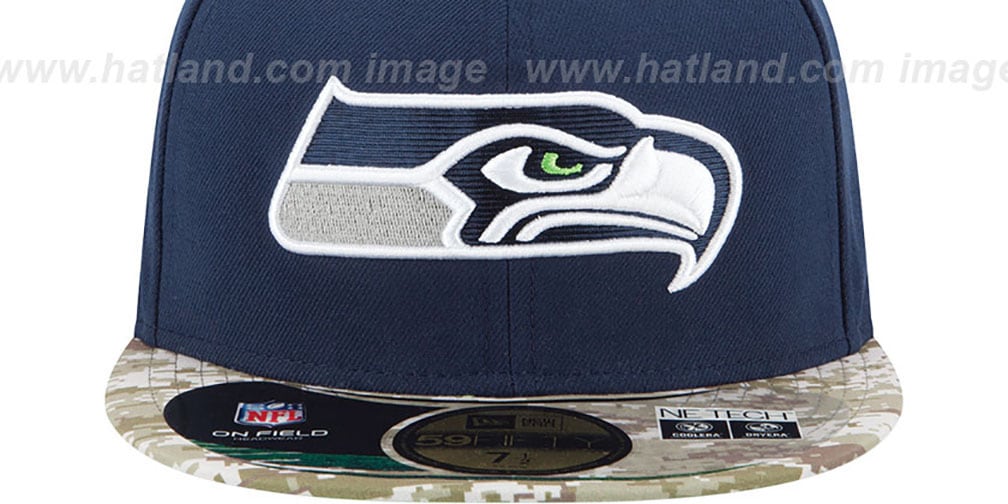 seattle seahawks salute to service hat