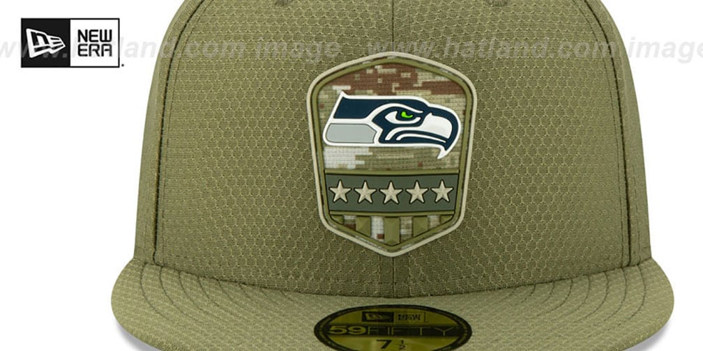 seattle seahawks salute to service hat