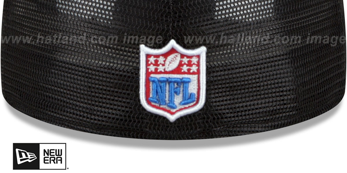 Houston Texans TEAM-BASIC TRUCKER Black Fitted Hat