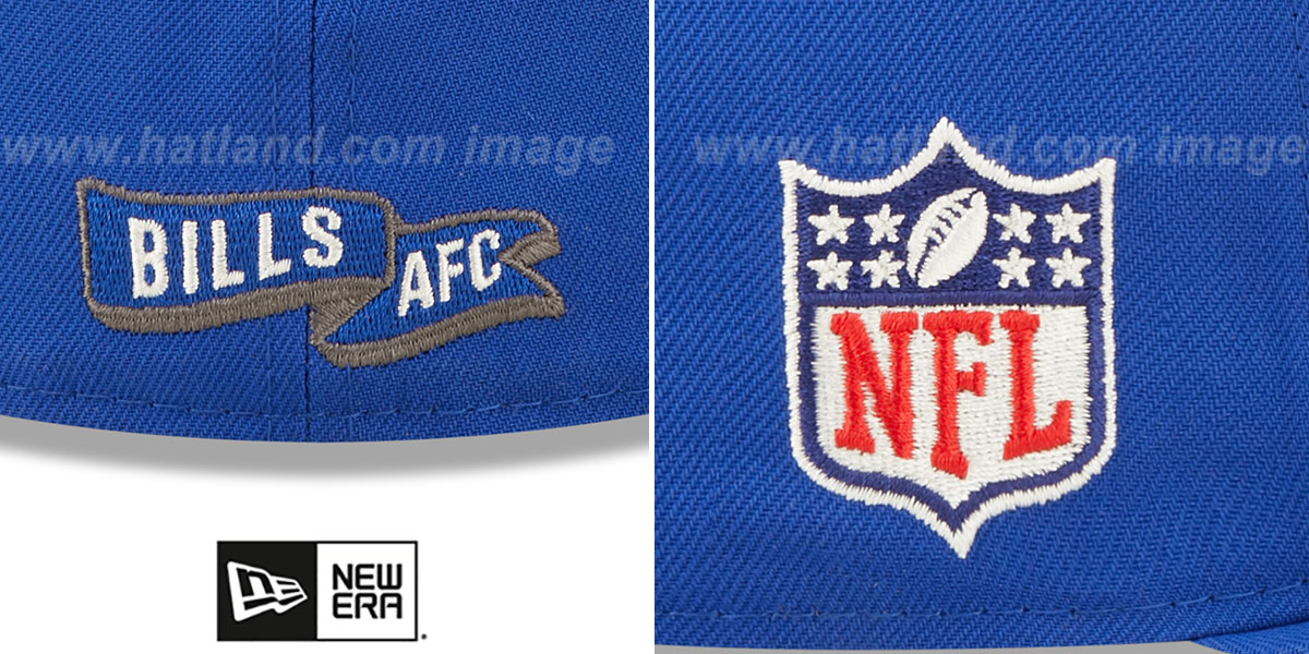 Buffalo Bills 2022 NFL THROWBACK SIDELINE Royal Fitted Hat