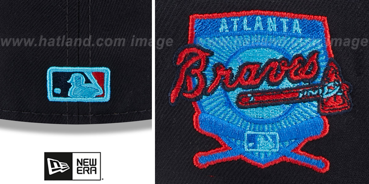 Atlanta Braves 2023 FATHERS DAY Fitted Hat by New Era