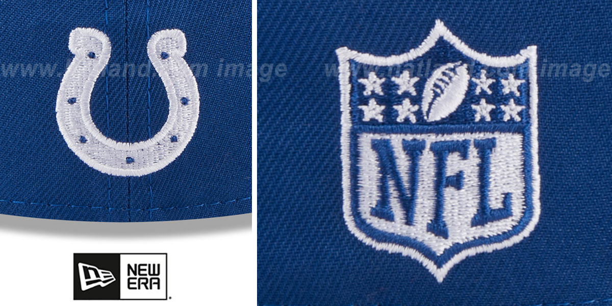 Indianapolis Colts 2023 NFL DRAFT Royal Fitted Hat