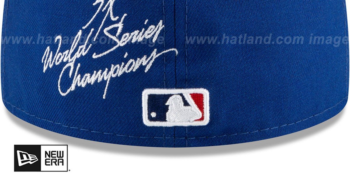 Chicago Cubs WORLD SERIES CHAMPS ELEMENTS Royal Fitted Hat