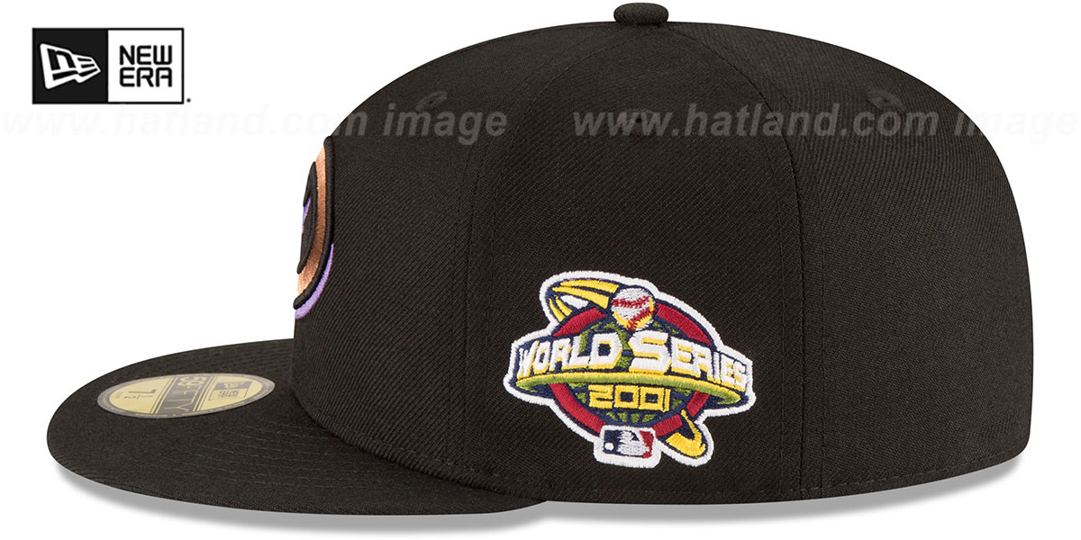 Arizona Diamondbacks WORLD SERIES SIDE PATCH Fitted Hat