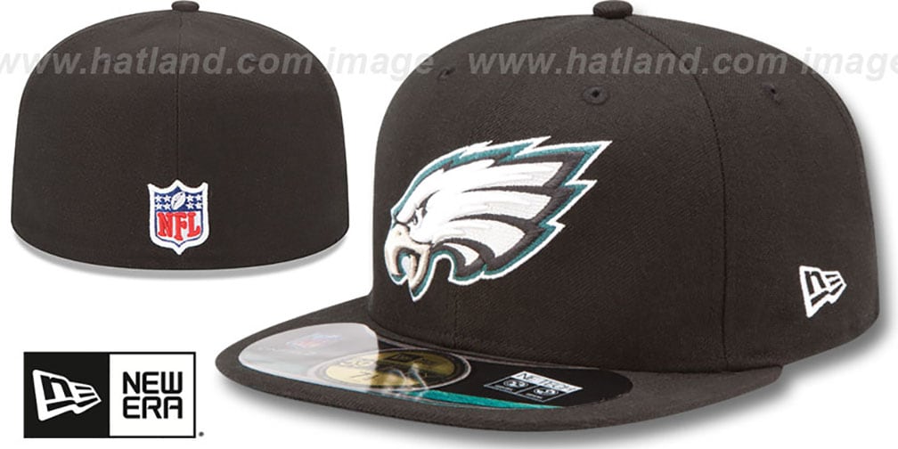 Philadelphia Eagles NFL BCA Black Fitted Hat by New Era