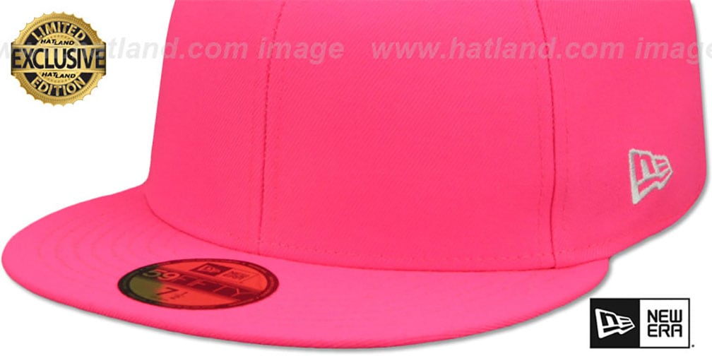 New Era 59FIFTY-BLANK Neon Pink Fitted Hat