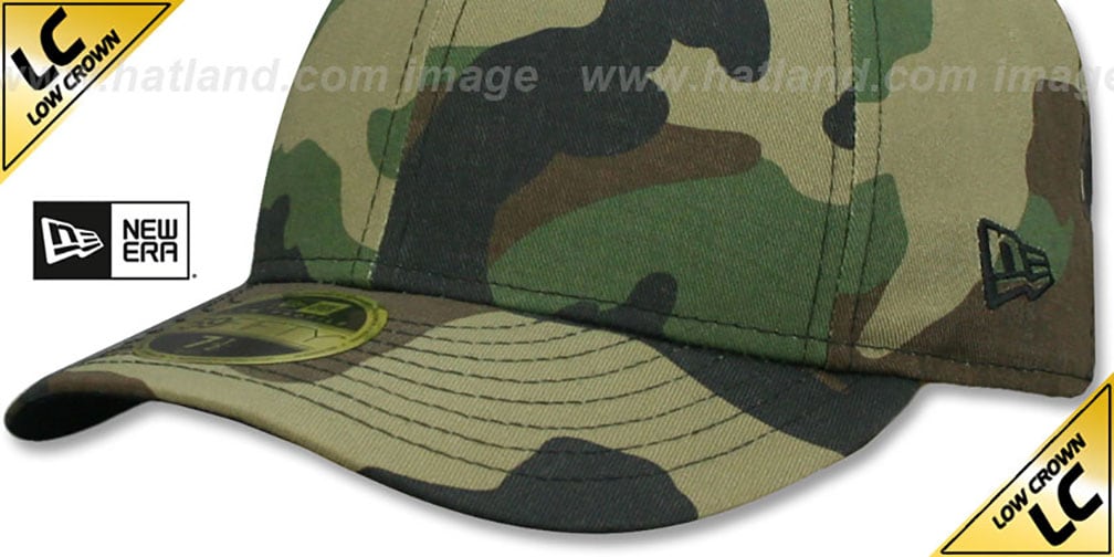 New Era LOW-CROWN 59FIFTY-BLANK Army Camo Fitted Hat