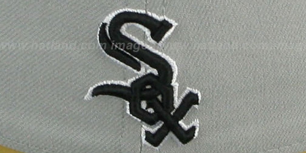 Chicago White Sox Team Pride Grey Black Fitted Hat