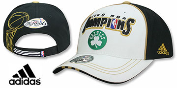 Celtics 2008 NBA CHAMPS LOCKER ROOM STRAPBACK Hat by adidas