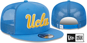 UCLA 'TEAM-BASIC TRUCKER SNAPBACK' Sky Hat by New Era