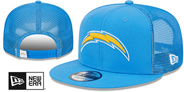 Chargers 'TEAM-BASIC TRUCKER SNAPBACK' Blue Hat by New Era