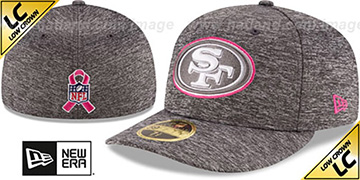 49ers 2016 LOW-CROWN BCA Grey Fitted Hat by New Era