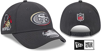 49ers 2024 NFL DRAFT STRETCH-SNAP Grey Hat by New Era