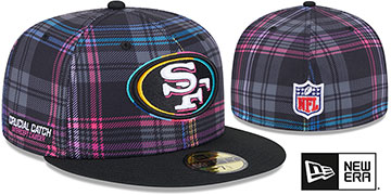 49ers 2024 'ONFIELD CRUCIAL CATCH' Fitted Hat by New Era