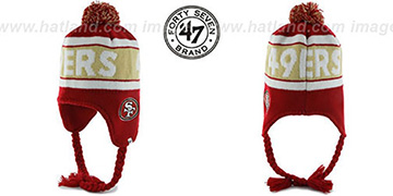 49ers CRANBROOK Knit Beanie Hat by Twins 47 Brand