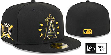 Angels 2024 ARMED FORCES STARS N STRIPES Hat by New Era