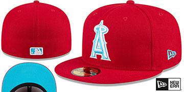 Angels 2024 'FATHERS DAY' Fitted Hat by New Era