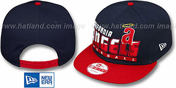 Angels COOP SLICE-N-DICE SNAPBACK Navy-Red Hat by New Era