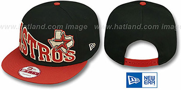 Astros 'STOKED SNAPBACK' Black-Brick Hat by New Era