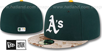 Athletics '2015 STARS N STRIPES' Fitted Hat by New Era