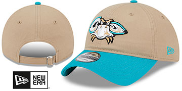 Baysox COPA STRAPBACK Khaki-Teal Hat by New Era