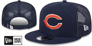 Bears TEAM-BASIC TRUCKER SNAPBACK Navy  Hat by New Era