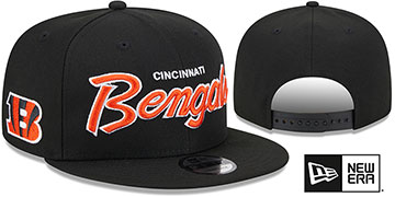 Bengals 'TEAM-SCRIPT SNAPBACK' Black Hat by New Era