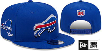 Bills 2024 NFL DRAFT SNAPBACK Royal Hat by New Era