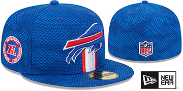 Bills 2024 NFL SIDELINE Royal Fitted Hat by New Era