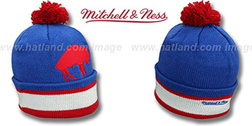 Bills XL-LOGO BEANIE Royal by Mitchell and Ness