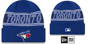 Blue Jays 24-25 SPORT-KNIT Royal Beanie Hat by New Era