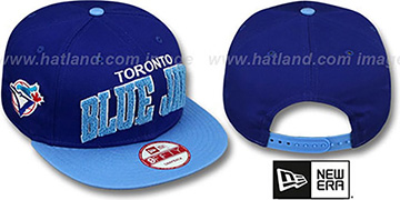 Blue Jays COOP 'CHENILLE-ARCH SNAPBACK' Royal-Sky Hat by New Era