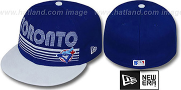 Blue Jays PUNCHOUT Royal-White Fitted Hat by New Era