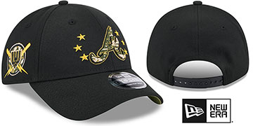 Braves 2024 ARMED FORCES STARS N STRIPES STRETCH SNAP Hat by New Era