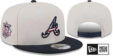 Braves 2024 'JULY 4TH STARS N STRIPES SNAPBACK' Hat by New Era