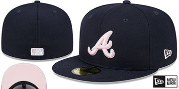 Braves 2024 MOTHERS DAY Fitted Hat by New Era