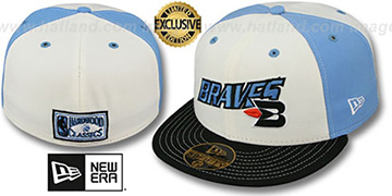 Braves HW TEAM-UP PINWHEEL White-Sky Fitted Hat by New Era