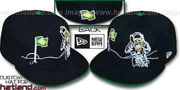 Brazil 'MOONMAN' Black Fitted Hat by New Era