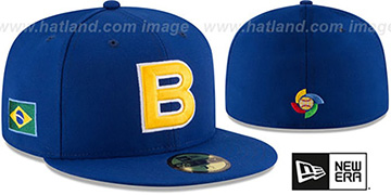 Brazil 'PERFORMANCE WBC-2' Royal Hat by New Era