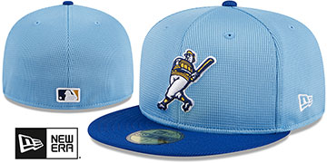 Brewers 2024-25 'BATTING PRACTICE' Fitted Hat by New Era