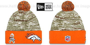 Broncos 2015 SALUTE-TO-SERVICE Knit Beanie Hat by New Era