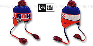 Broncos THROWBACK CRAYON BOX Knit Beanie Hat by New Era