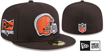 Browns 2024 'NFL DRAFT' Brown Fitted Hat by New Era