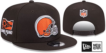 Browns 2024 NFL DRAFT SNAPBACK Brown Hat by New Era