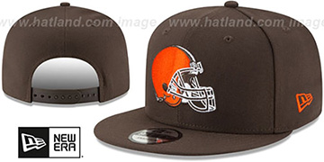 Browns 'TEAM-BASIC SNAPBACK' Brown Hat by New Era