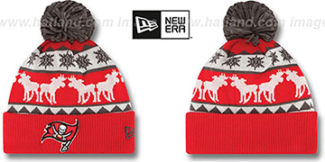 Buccaneers THE-MOOSER Knit Beanie Hat by New Era