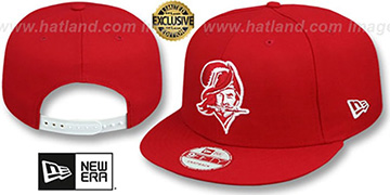 Buccaneers THROWBACK TEAM-BASIC SNAPBACK Red-White Hat by New Era