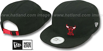 Bulls FLAWLESS CAMPER STRAPBACK Black Hat by New Era