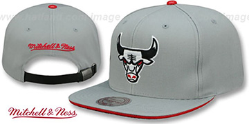 Bulls KAT ELEPHANT UNDER STRAPBACK Grey Hat by Mitchell and Ness