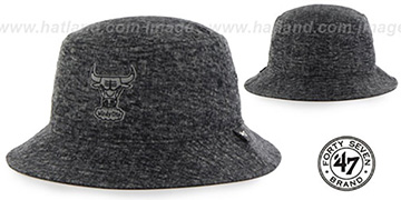 Bulls 'LEDGEBROOK BUCKET' Black Hat by Twins 47 Brand